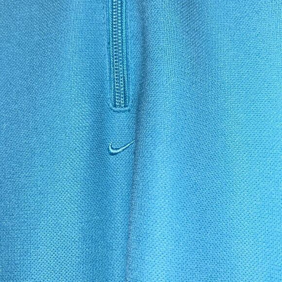 NIKE Women's Blue Quarter-Zip Top - Picture 3 of 5